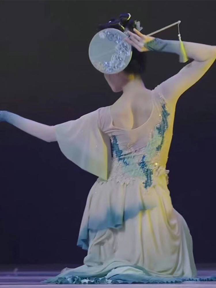 Classical Dance Performance Servant Female Permanent Chinese Style New Drunk Dance Dance Clothing Fairy Drama Watching Skirt