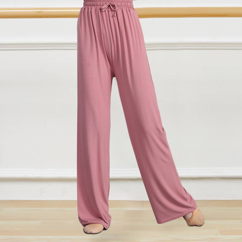 Dance pants women practice wide -leg pants summer 2024 new Modal loose lattice straightened modern classical dance