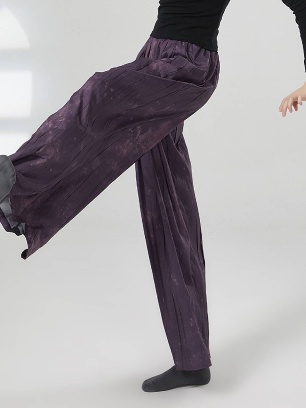 Modern dance loose straight stamp wide -leg pants practice service Chinese national classical dance elegant dance dance service female pants