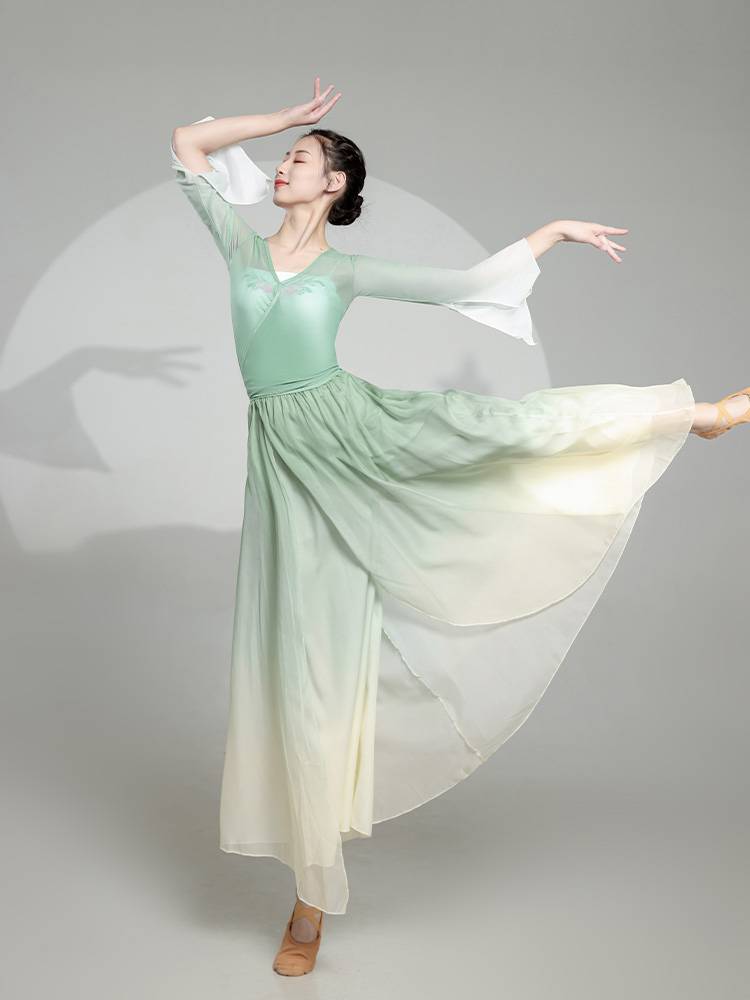 Classical dance service Chinese dance exercise dance dance dance service girl elegant body rhyme elasticity gathers ginematic classical dance performance service