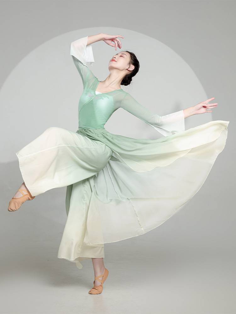 Classical dance service Chinese dance exercise dance dance dance service girl elegant body rhyme elasticity gathers ginematic classical dance performance service