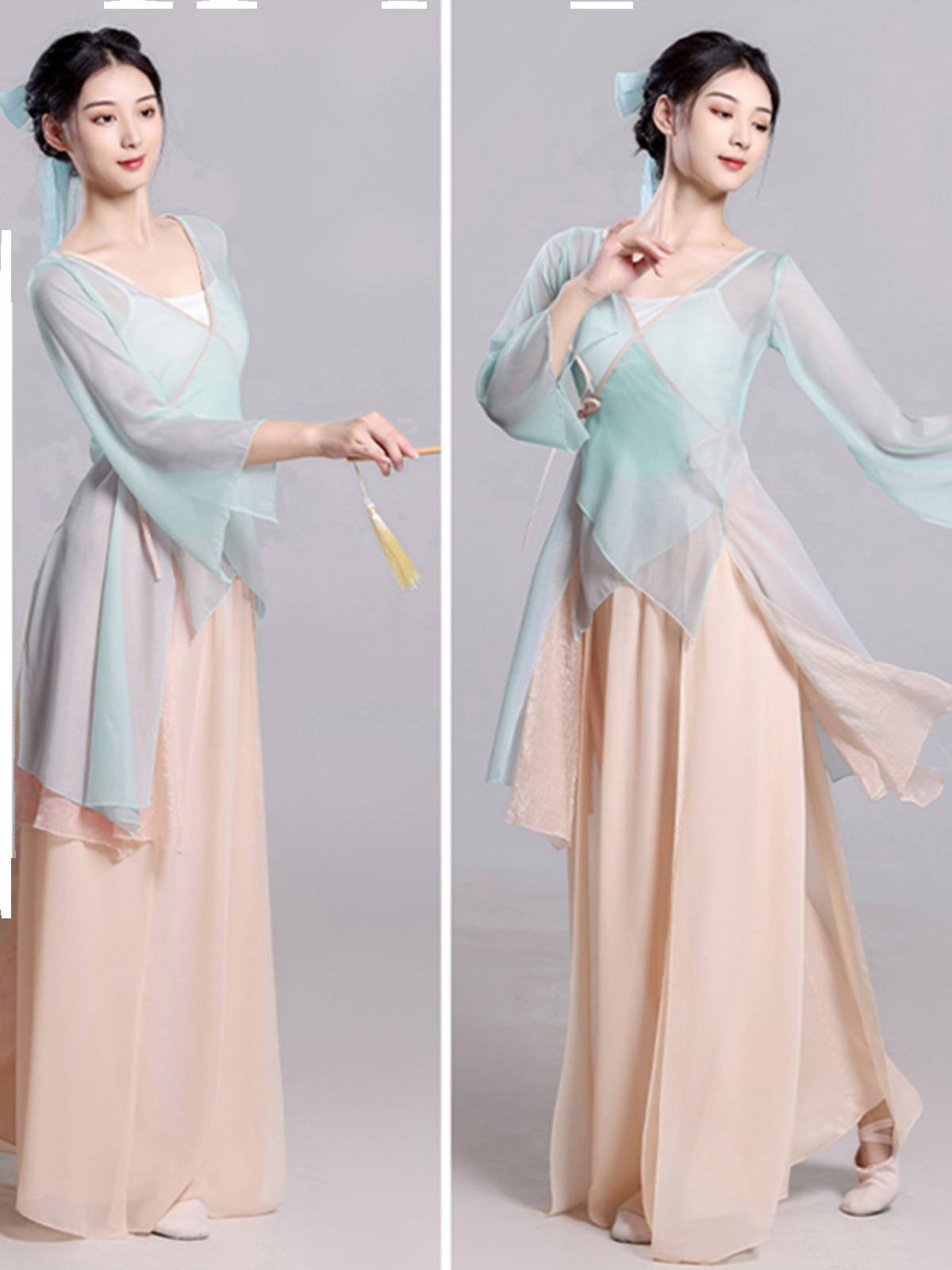 Classical dance dance service professional practice service national dance student chiffon yarn Chinese dance performance table acting test service