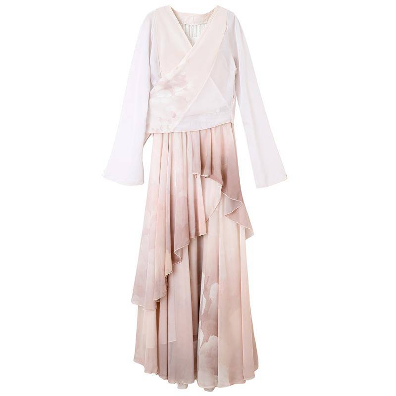 Fu Nian's dance dance dance clothing, the same body rhyme gauze without art, three layers of classical dance performances, female Chinese style
