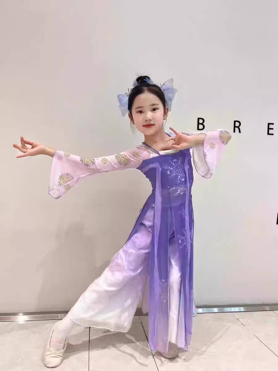 Ru Meng Ling Dance Performing Guofeng Classical Dance Original Butterfly Oil Paper Umbrella Road Prop Hoster Children's Dance Competition Performance