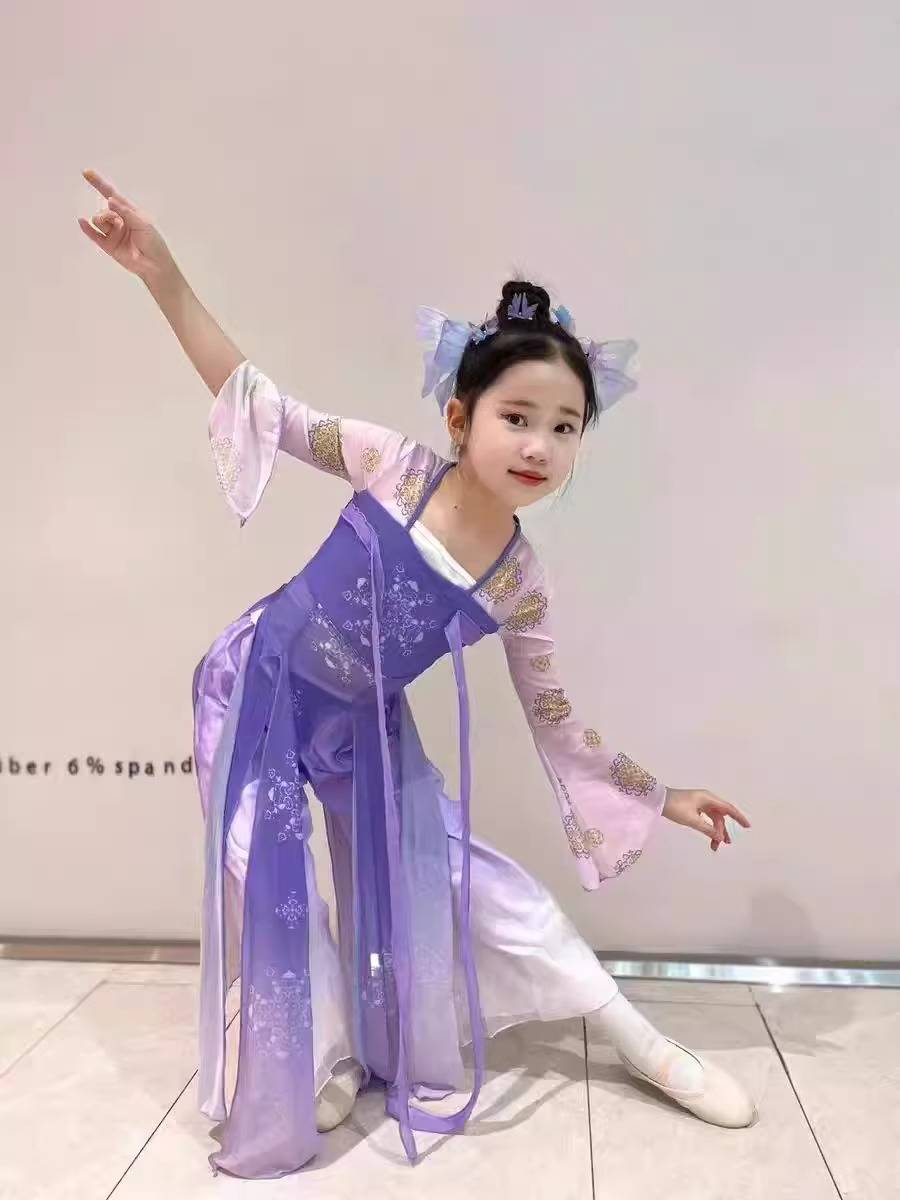 Ru Meng Ling Dance Performing Guofeng Classical Dance Original Butterfly Oil Paper Umbrella Road Prop Hoster Children's Dance Competition Performance