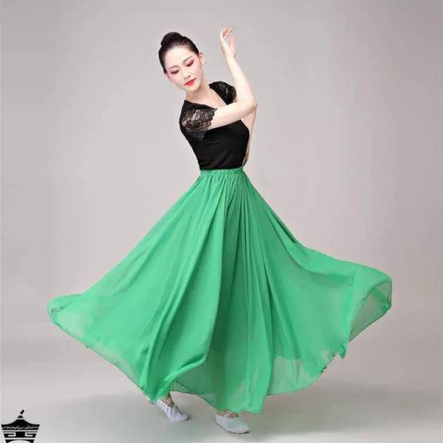 New Dance Dance Skirt Opening Dance Classical Dance Half -Status Skirt Xinjiang Dance Performance Clue Square Plaza Dance Practice
