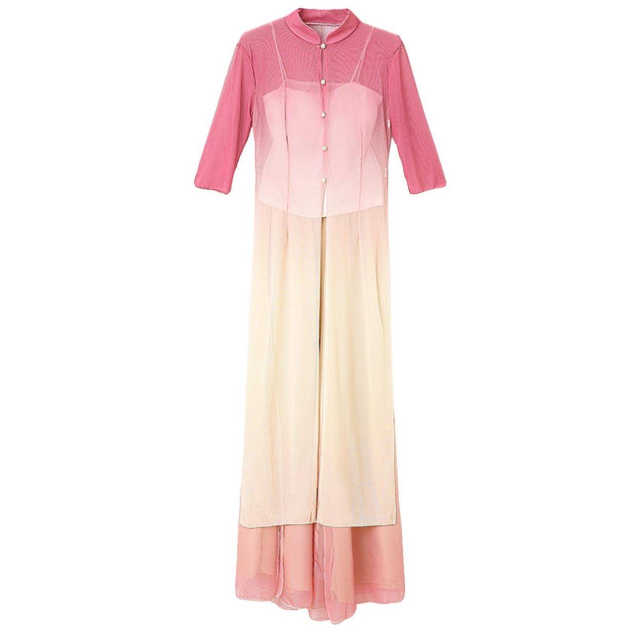 Classical dance service female elegant gauze cheongsam performance service elastic Chinese style immortal body rhyme basic practice performance service
