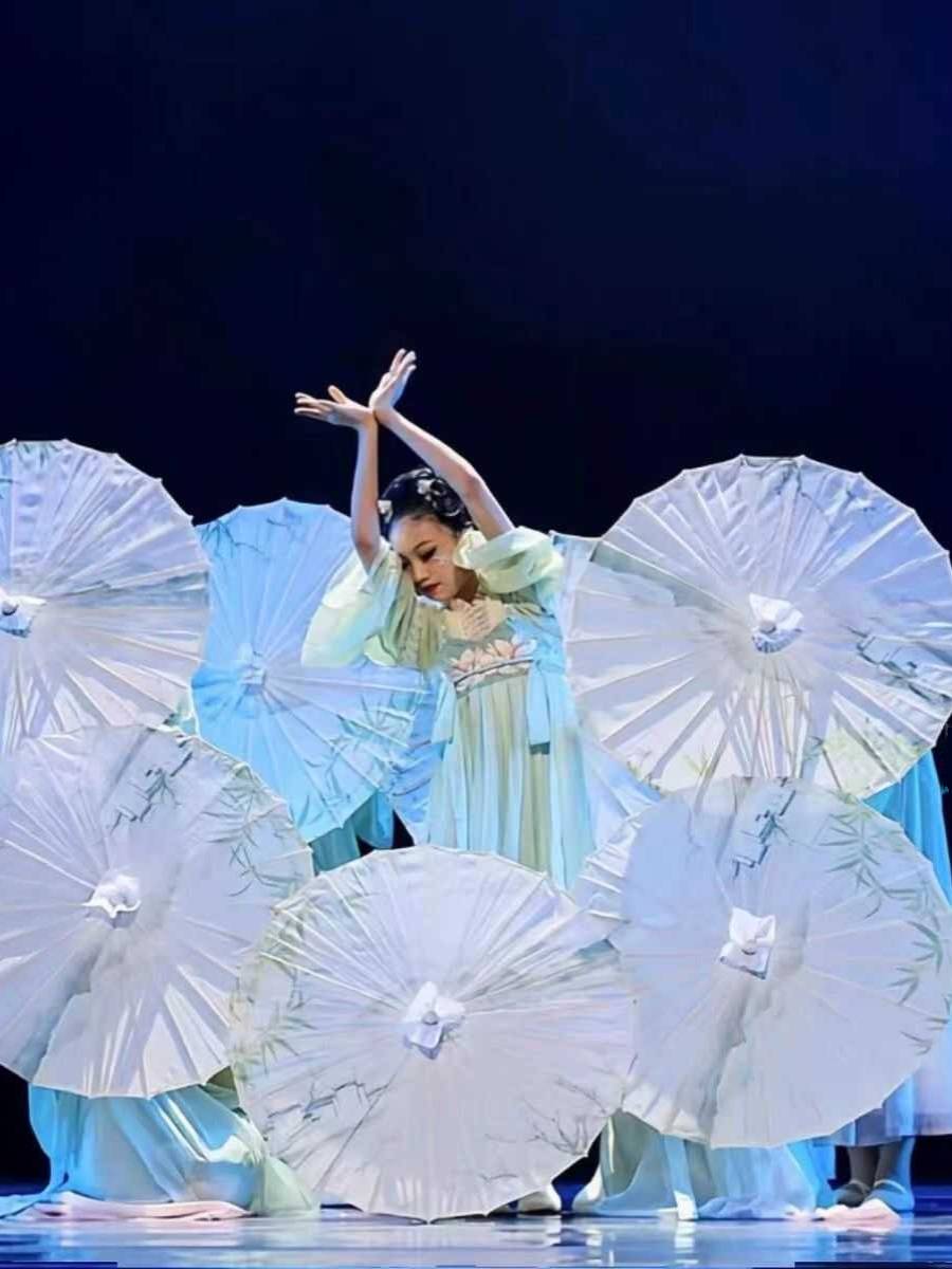 Ru Meng Ling Dance Women's Classical Dance Performance Series Umbrella Dance Tao Girl Body Rhythm Die Butterfly Butterfly