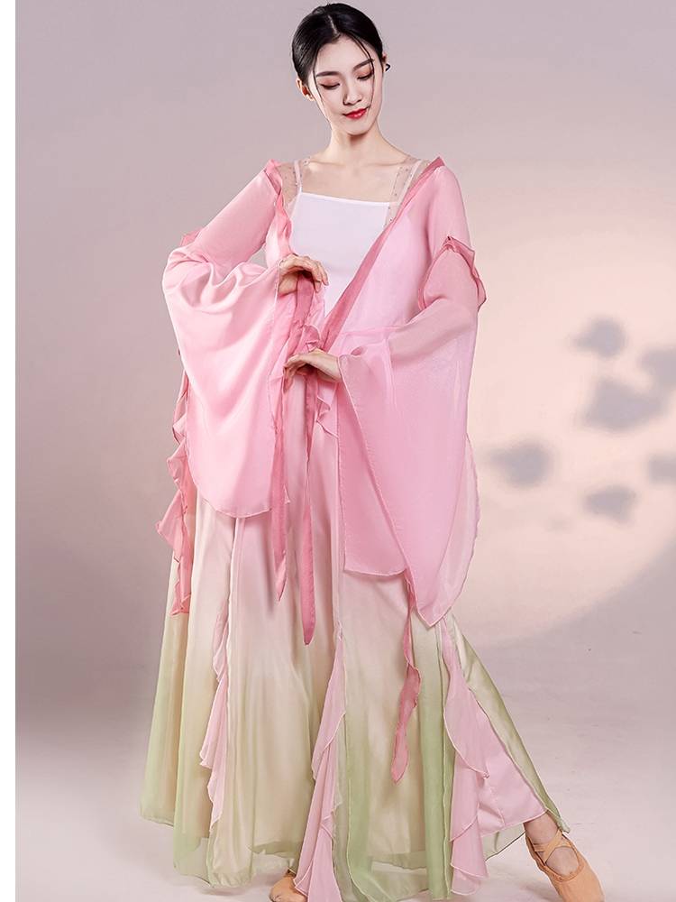 Classical dance clothing female elegant body rhyme yun clothing exercise performance service performance national dance Chinese dance show show suit