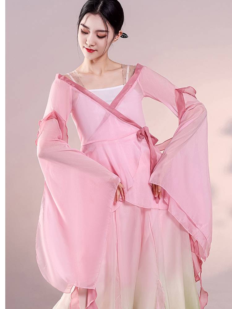Classical dance clothing female elegant body rhyme yun clothing exercise performance service performance national dance Chinese dance show show suit