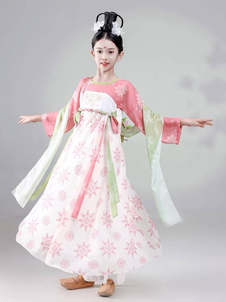 Classical dance clothing women's elegant Hanfu skirt fairy -style show show ponds on the same dance performance suit