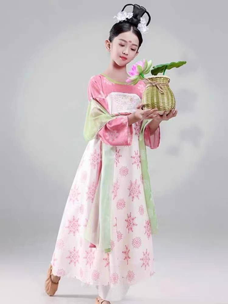 Classical dance clothing women's elegant Hanfu skirt fairy -style show show ponds on the same dance performance suit