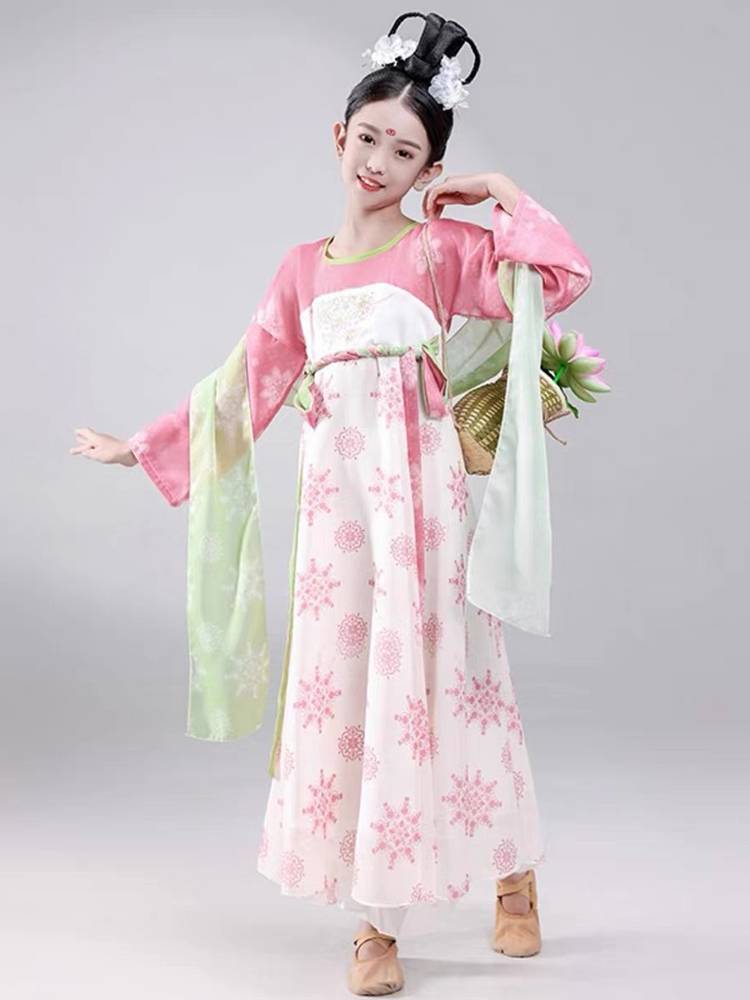 Classical dance clothing women's elegant Hanfu skirt fairy -style show show ponds on the same dance performance suit