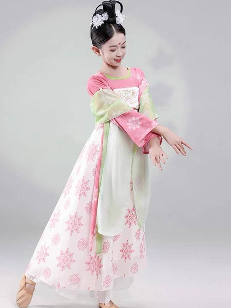 Classical dance clothing women's elegant Hanfu skirt fairy -style show show ponds on the same dance performance suit