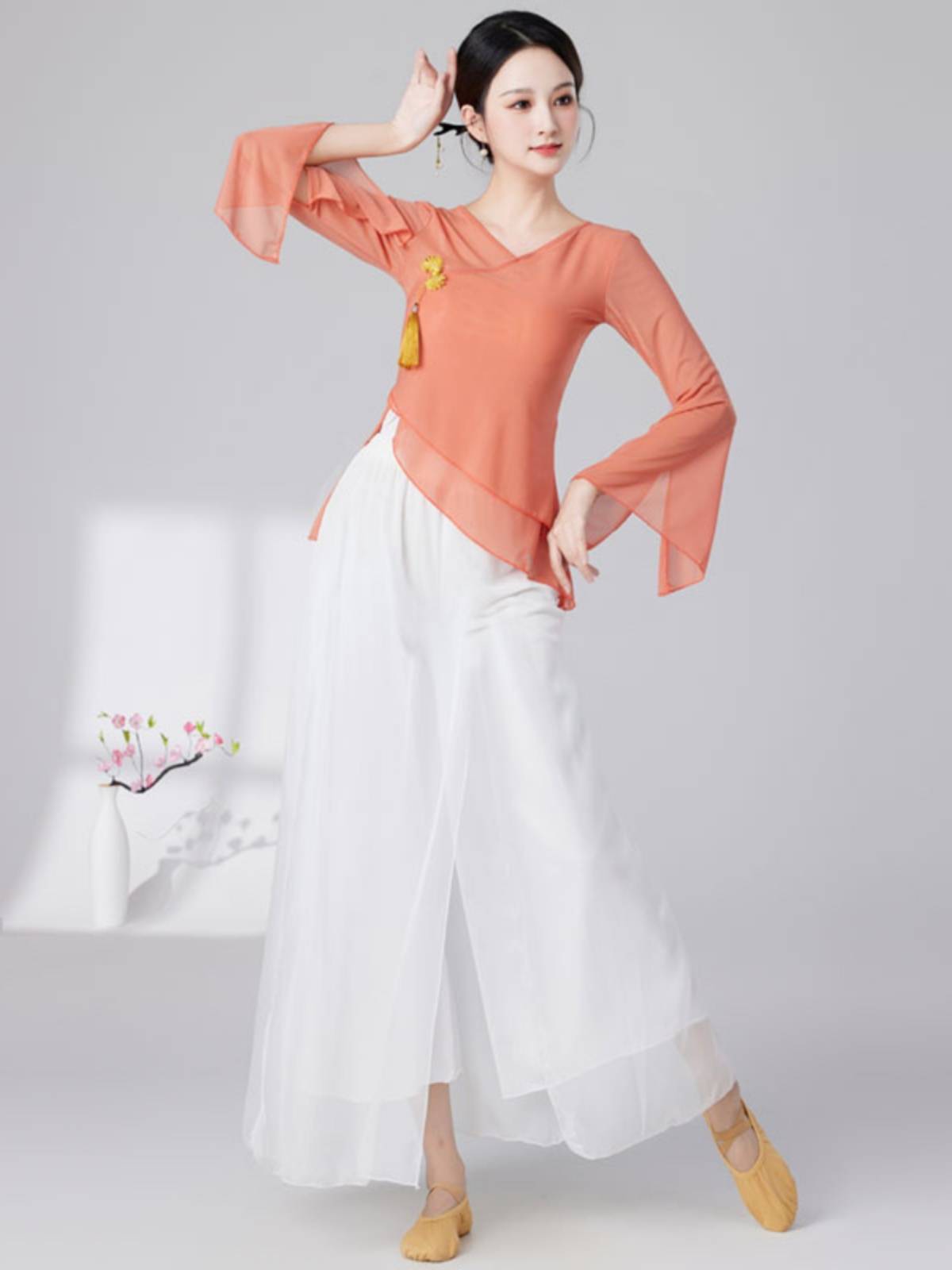 Classical dance elegant gauze body rhyme new performance service female Chinese style fairy training skills dance dance girl