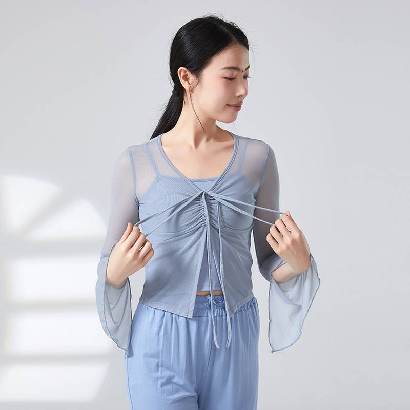 Soft new classical dance clothing gauze body rhyme dance practice service Chinese women elegant
