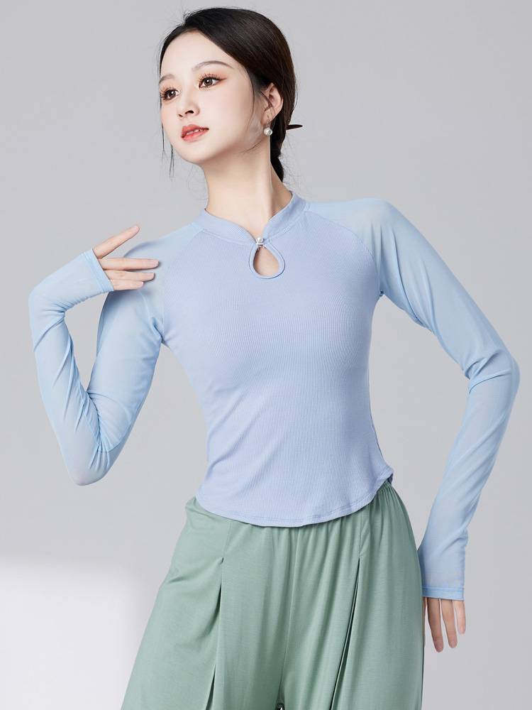 Dance service top -fitting classical dance exercise uniforms are full of thin dance dance spring and summer new product training