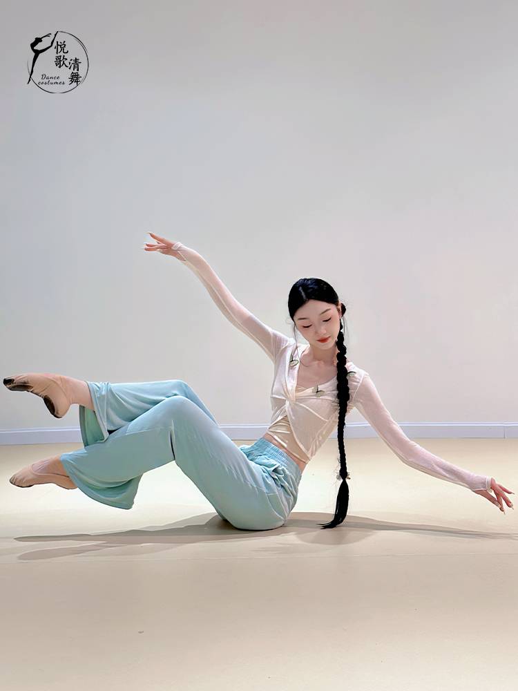 Dance top Women's new summer Chinese dance clothes ballet training service classical dance exercise uniform fairy