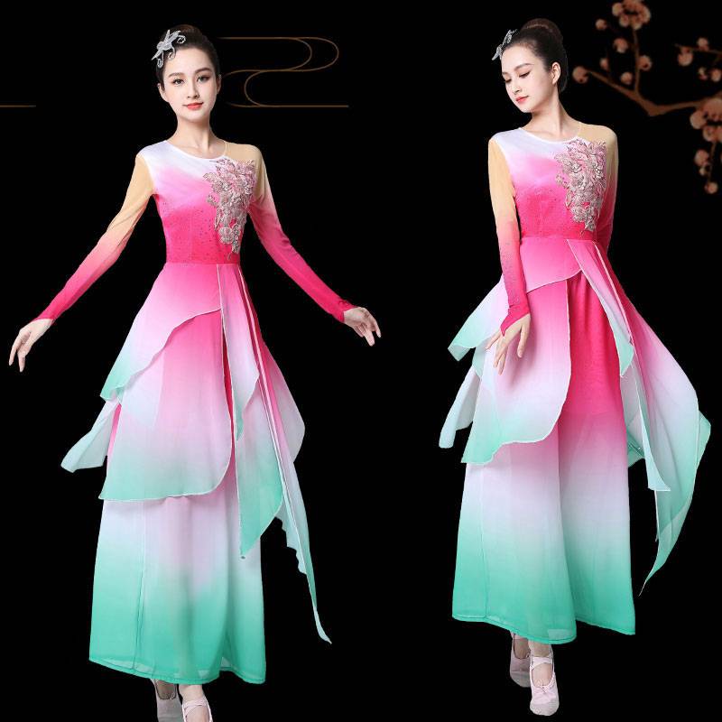 Classical Dance Performance Servant Female China S Feng Jiangnan Fan Dance Dance Yangge Modern Umbrella Dance Performance