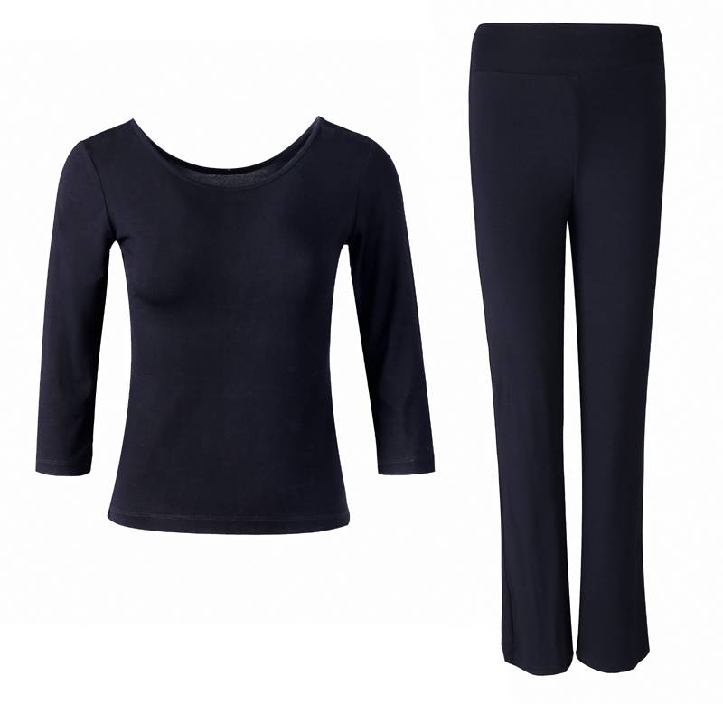 Dance practice service women's suit new etiquette clothing training micro -trousers classical dance -shaped dress modern dance straight pants