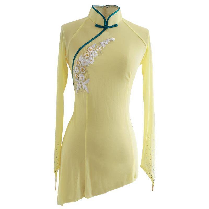 Classical dance body rhymes, women's national folk dance gauze, elegant Jiaozhou Yangge dance clothing performance clothing