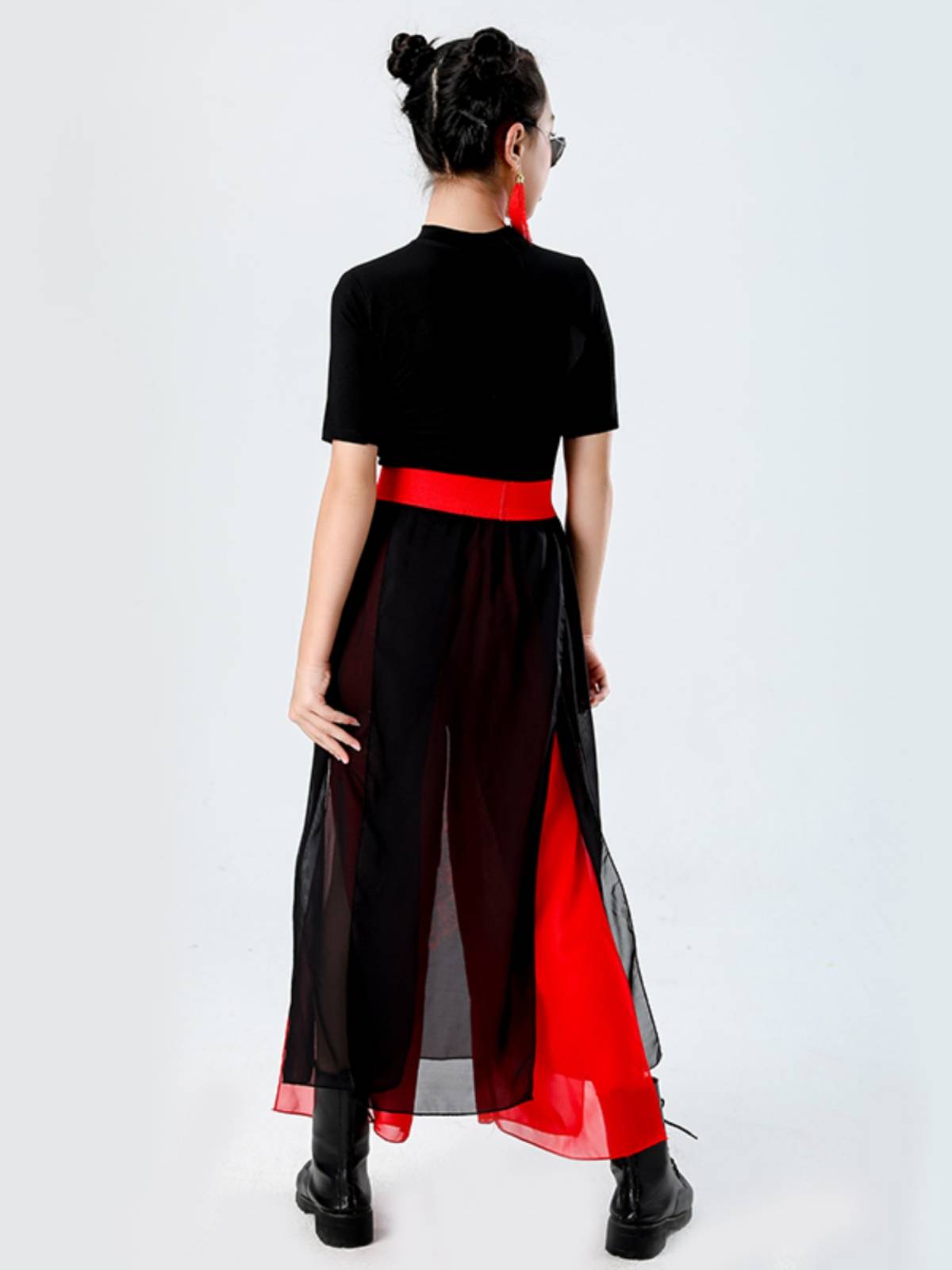 Dance Xiao clothing Step River Snow Dragon Yin Classical Dance Mangye Chinese Crossing Set Girl Costume Show Dress