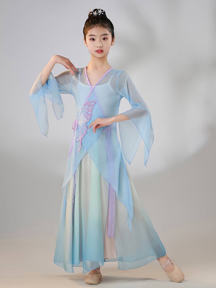 Children's Classical Dance Performance Services Dressing Dressing Series Charm, Ferry Ferry Long Model Chinese Dance National Dance Ancient Performance Service