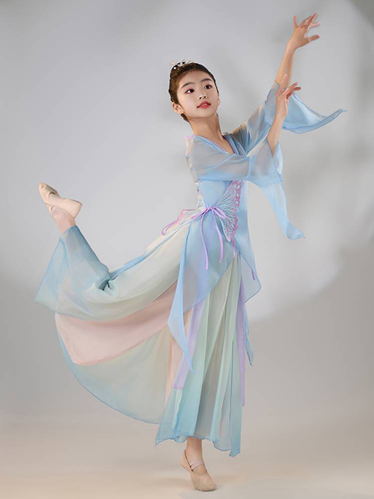 Children's Classical Dance Performance Services Dressing Dressing Series Charm, Ferry Ferry Long Model Chinese Dance National Dance Ancient Performance Service