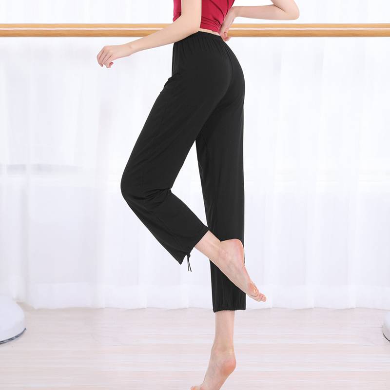 Spot dance clothing practice pants female now Q Dai dance clothing, wide -legged pants classical dance -shaped carrot pants lamp