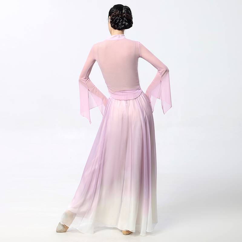 The new classical dance service new Chinese style elegant body rhyme yarn training suit set Chinese dance nation performance