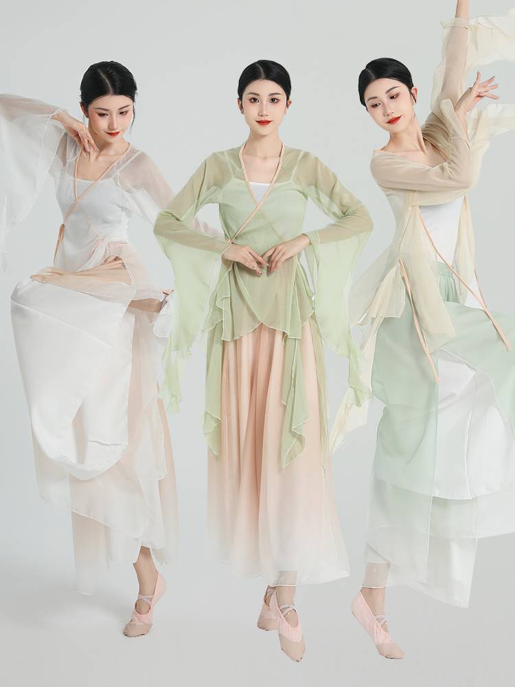 Classical dance girl elegant art test shows the Chinese dance Chinese dance Hanfu female ancient style national dance exercise skills
