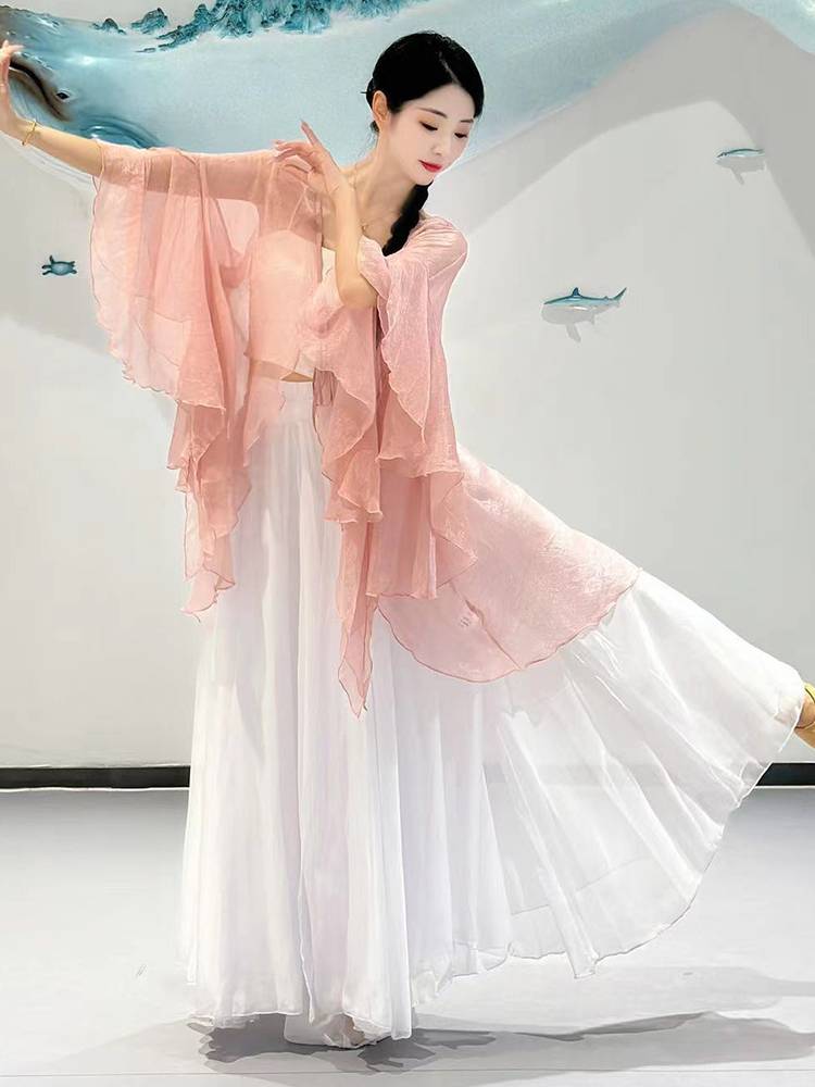 New classical dance gauze clothes wearing elegant female Chinese dance dance clothes
