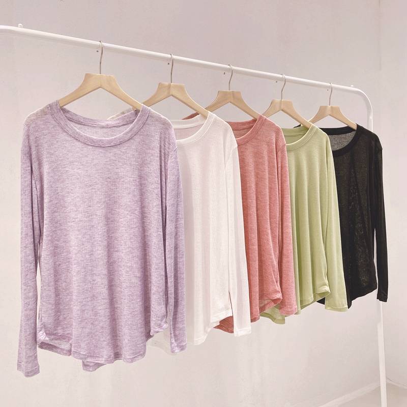Spot loose perspective dance knitted sine dance modern dance ballet training uniform body base training uniform
