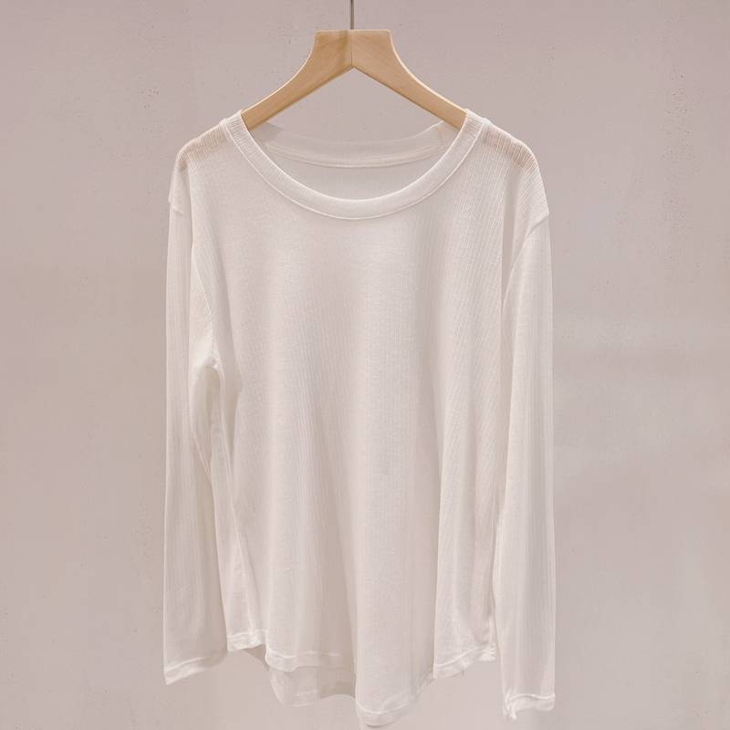 Spot loose perspective dance knitted sine dance modern dance ballet training uniform body base training uniform