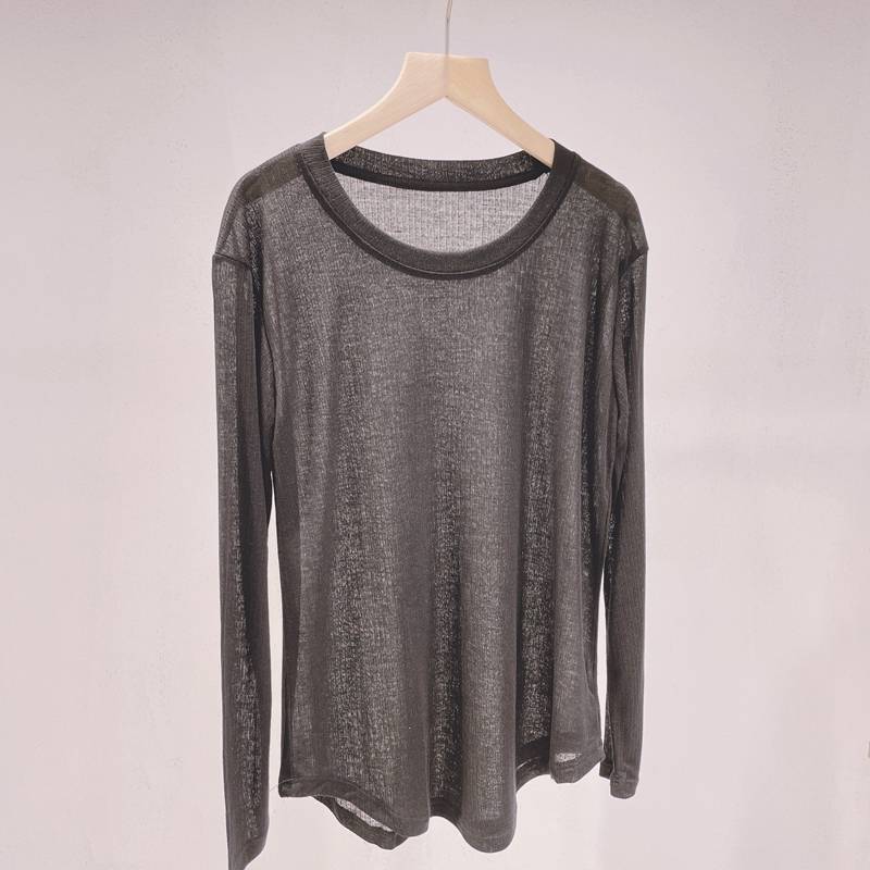 Spot loose perspective dance knitted sine dance modern dance ballet training uniform body base training uniform