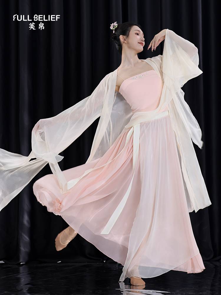 Fuyu Classical Dance Clothing Performance Performance Delivery Female Women's Severe Body Rhymes Fairy Chinese Style Performance Server