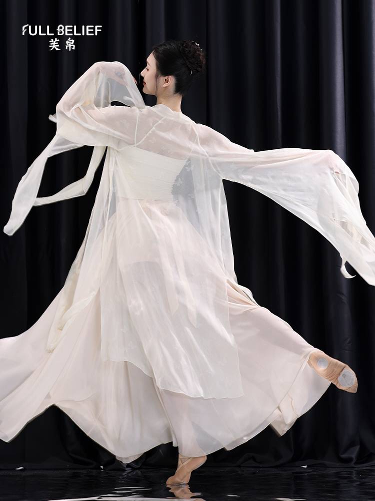 Fuyu Classical Dance Clothing Performance Performance Delivery Female Women's Severe Body Rhymes Fairy Chinese Style Performance Server