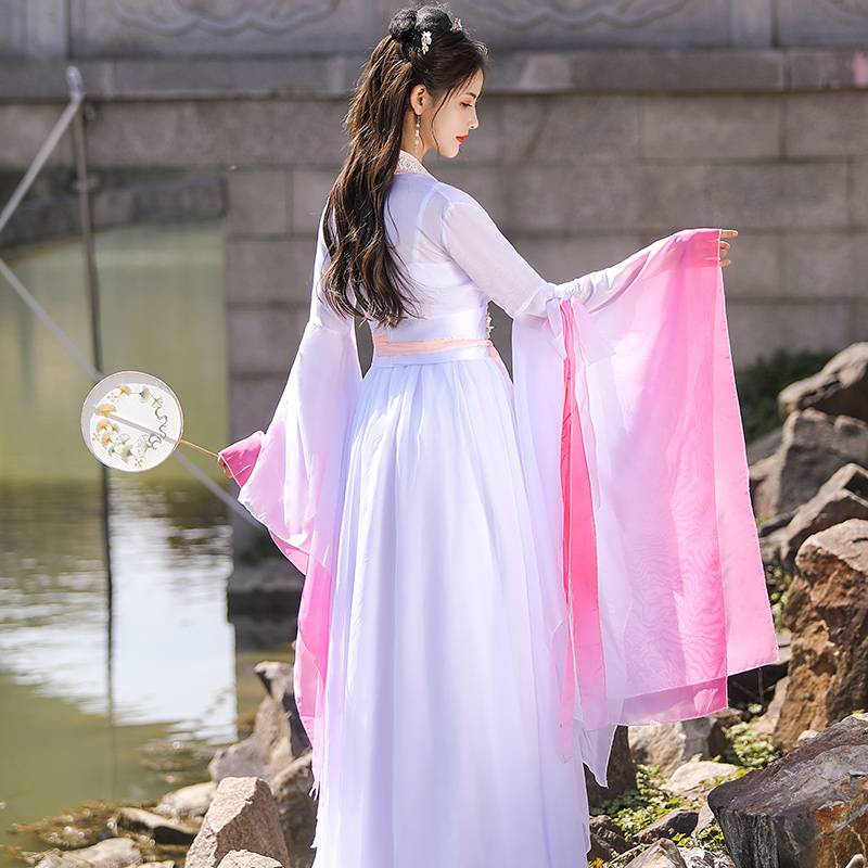 Purple beautiful costume costume 2024 new female improved fairy style ancient style, elegant classical dance performance service