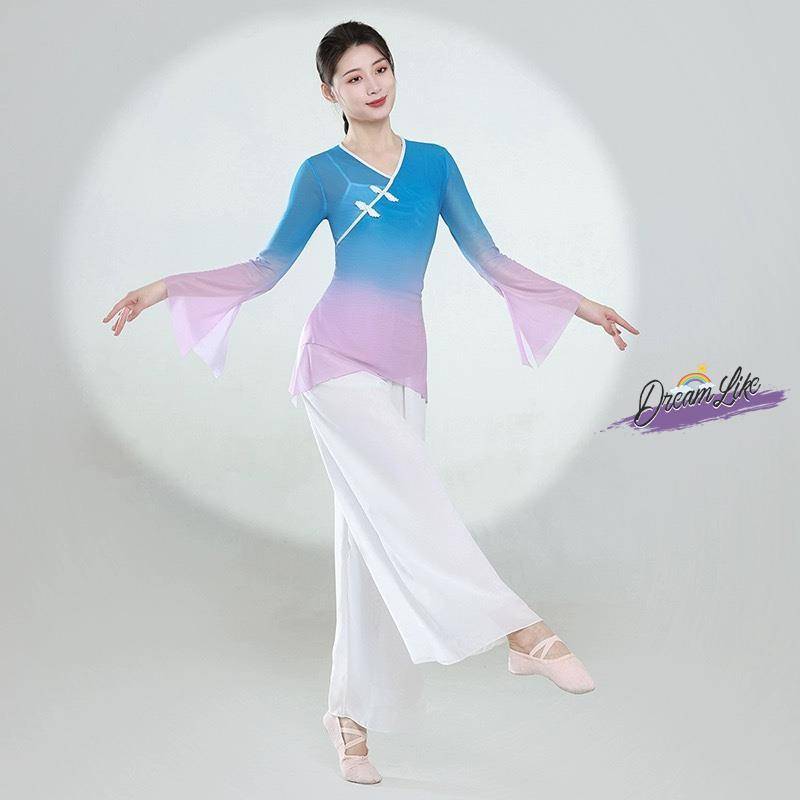 Classical Dance Bullet Line Jacket gradually transforms into rhyme dance practice Chinese dance arts admitted to the national dance to show the female summer