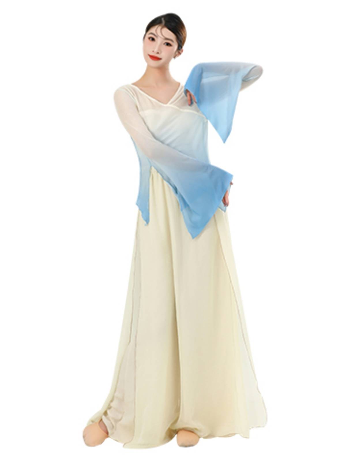 Classical dance dance clothing female elegant grades and transforms rhymes, Chinese dance modern dance immortal style, ancient style performance clothing