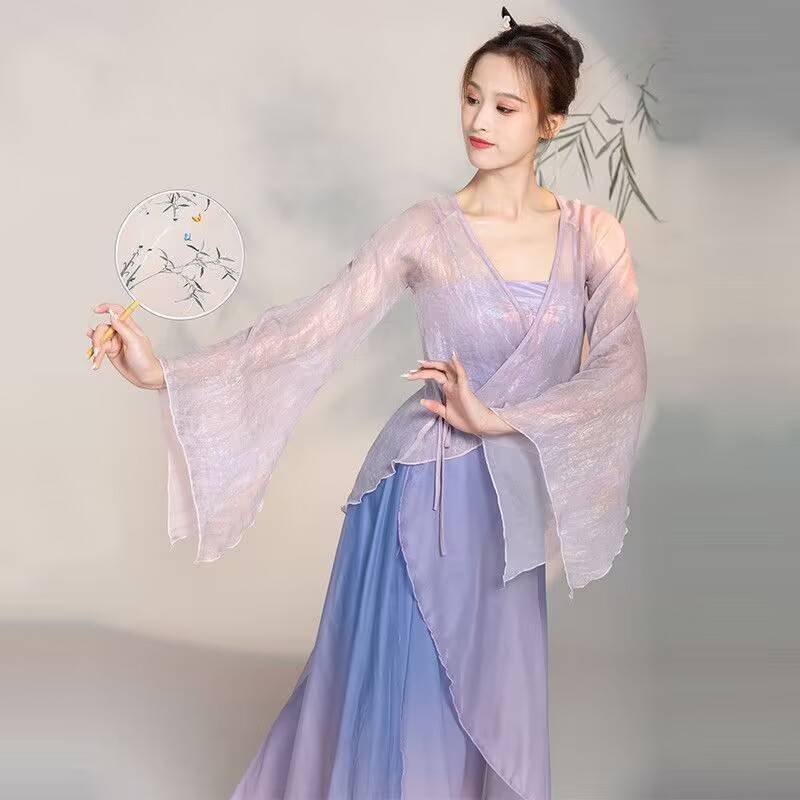 Classical Dance Clothing Super Fairy Dance Clothing Dance Body Repairing Han Element Dance Dance Dance Goto Giney Jacket Practice Dance Dance