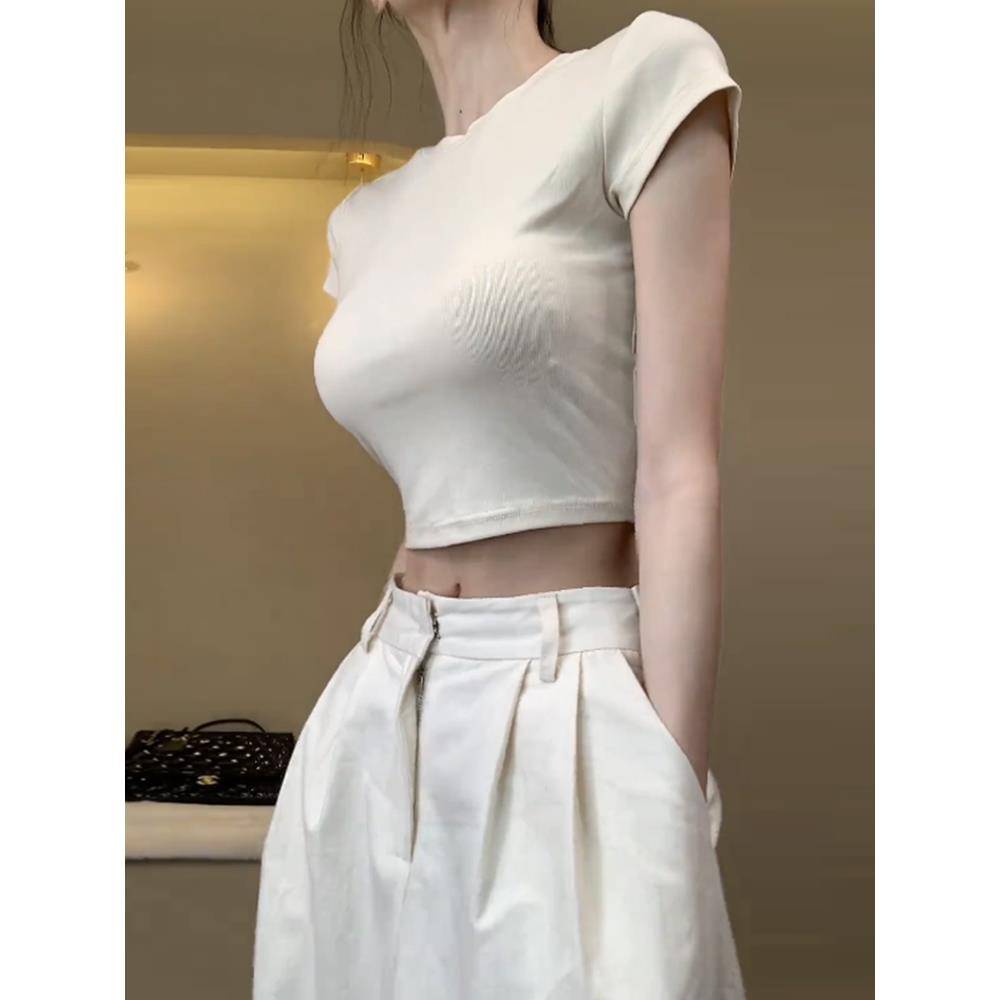 Dance practice service female drawing rope is thin modern dance shape jacket back hollow Chinese classical dance training clothing