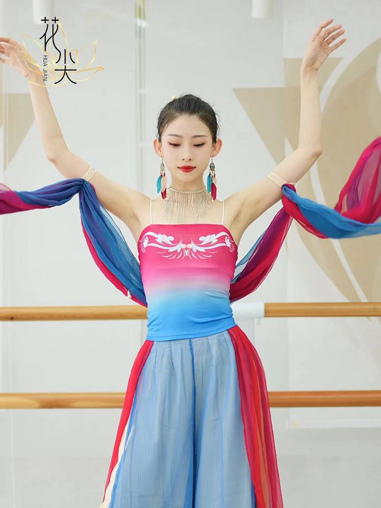 Huajian Classical Dance Flying Tian Dunhuang Ancient Style Performance Services Fairy Fairy Western Gectioning Sleeping Dance Dance