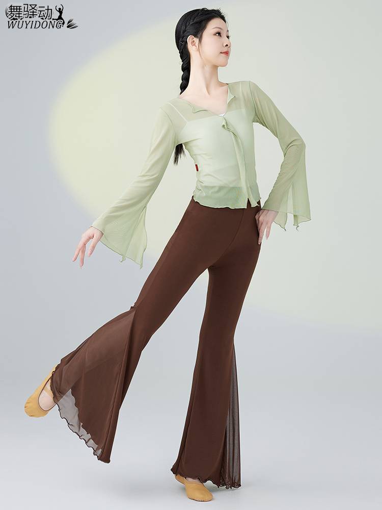 Dance Post Classical Dance Dance Dance Dressing Dressing Charm Fairy Symatic Mainly Dance Modern Dance Micro Flee Pants Set
