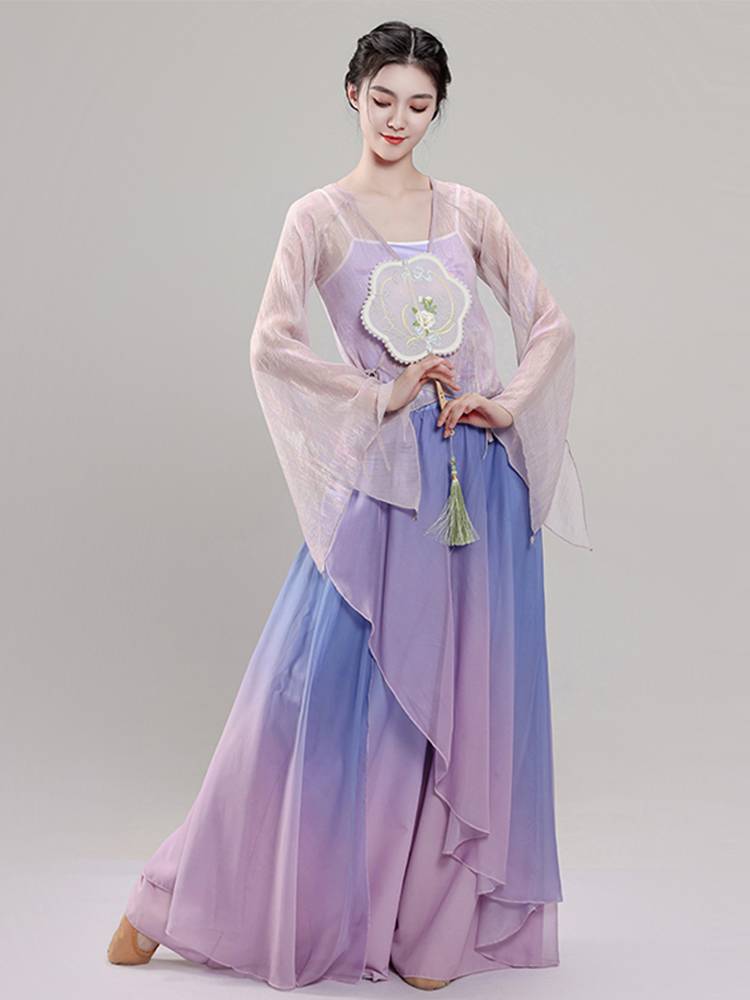 Classical dance clothing female elegant body rhyme yunyi practice service new fairy style ancient style Chinese dance performance suit