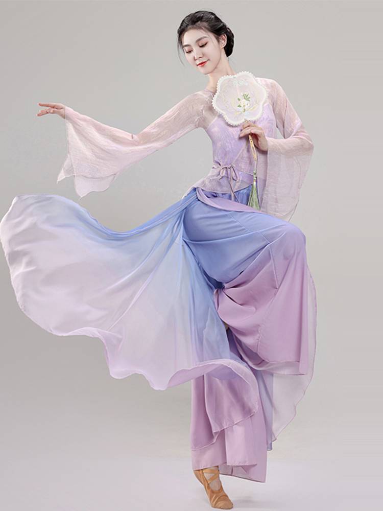 Classical dance clothing female elegant body rhyme yunyi practice service new fairy style ancient style Chinese dance performance suit