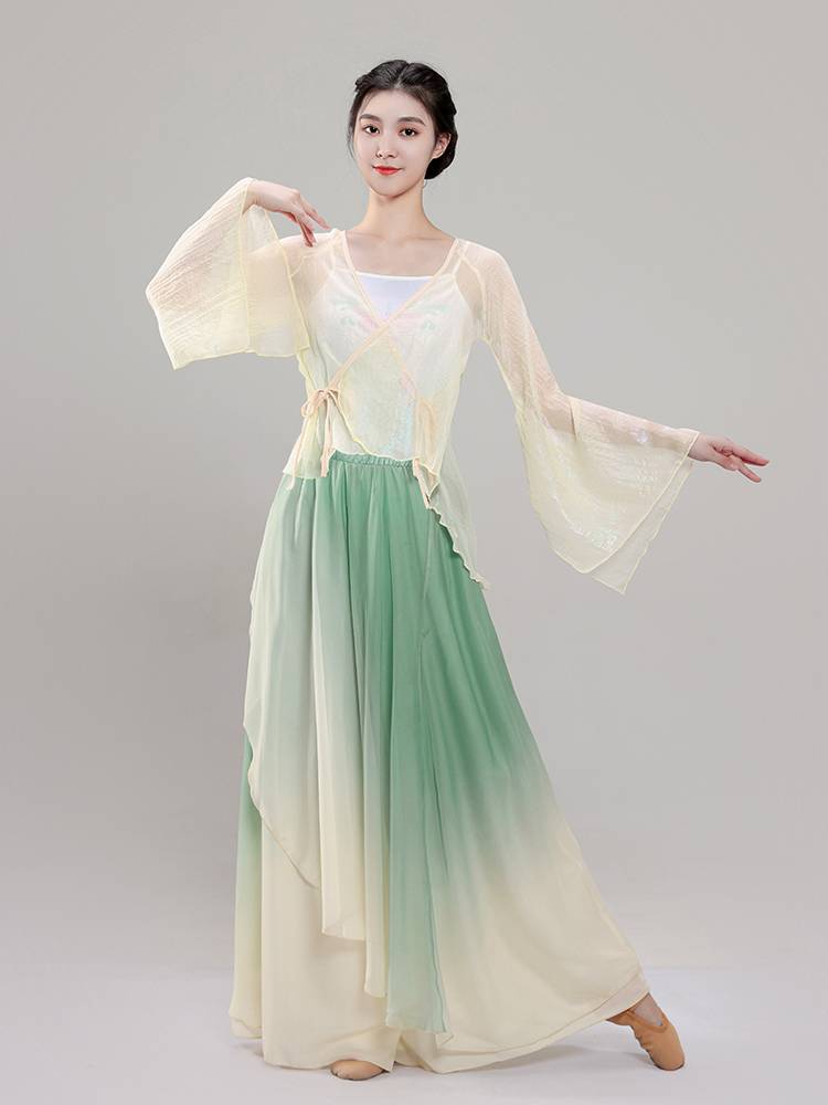Classical dance clothing female elegant body rhyme yunyi practice service new fairy style ancient style Chinese dance performance suit