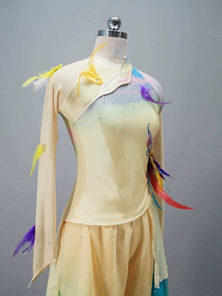 Ancient style dance service classical dance branches, spring meaning champion, Chinese dance performance clothing art test service customization customization