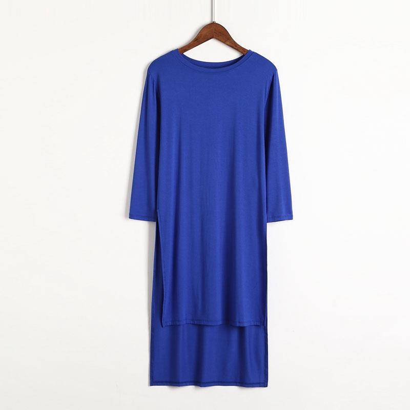 Loose classical dance yoga show dance dance top girl long seven -point sleeve split modern dance exercise uniform