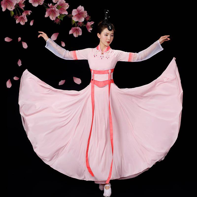 Classical dance Han Tang dance dress, elegant skirt dance storm Mei Zhu Jinhui performed the same performance Chinese style